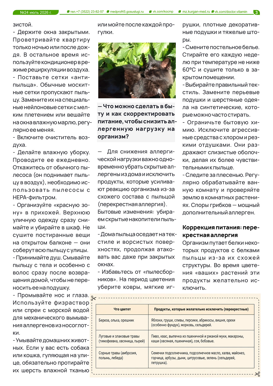 НОВЫЙ ВЫПУСК ГАЗЕТЫ «ДОКТОР ВИТАМИН»